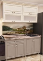 Bucătărie Bafimob Modern MDF Mini 1.2m Dub Konkordiya/Alebastr