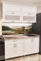 Bucătărie Bafimob Modern MDF Mini 1.2m Dub Polyarnyi