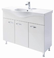 Шкаф с умывальником Martat Olympia 100 White (11913)