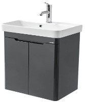 Шкаф с умывальником Martat Rio 70 Athracite (11877)