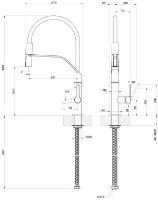 Смеситель для кухни Gessi Mesh 60005-599 фото №2 — интернет-магазин Desire.md