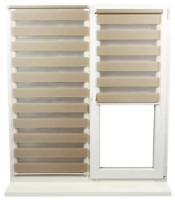 Рулонные шторы Dekora Day Night BH-02 Cafe/Latte 0.45x1.70m