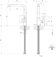 Baterie bucătărie Gessi Proton 17175-031 imaginea #2 — magazin online Desire.md