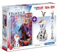 3D пазл-конструктор Clementoni Frozen (20170)