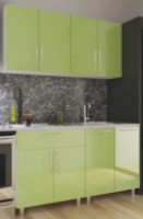 Bucătărie Bafimob Mini (High Gloss) 1.2m Green