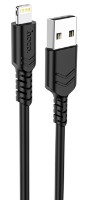 Cablu USB Hoco X62 Fortune Lightning Black