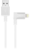 Cablu USB Moshi Lightning to USB Cable With 90-degrees Conector White 1 m 