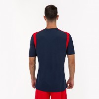Мужская футболка Joma 101264.336 Dark Navy/Red M фото №3 — интернет-магазин Desire.md