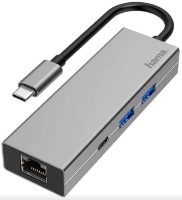 Разветвитель Hama USB-C Hub 4 Ports (200108)