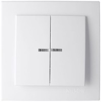 Intrerupator Nilson 24111004 Touran (20401004) White 2pcs