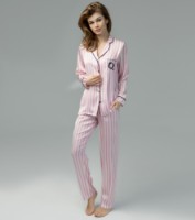 Pijama Ajoure M23479 Stripes Pink L