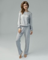 Pijama Ajoure T23467 Grey L
