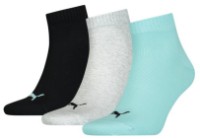 Ciorapi pentru bărbați Puma Unisex Quarter Plain 3P Crystal Blue 35-38