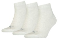 Детские носки Puma Unisex Quarter Plain 3P Oatmeal 35-38