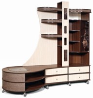 Гостиная КМК Орфей 12 L Орех Шоколадный/Дуб Шамони (0365.2)