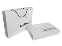 Lenjerie de pat LiLiMax Satin Collection Unique White Euro Fitted Sheet 160x200cm