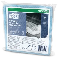 Салфетка для уборки Tork Laveta Microfibra Blue (183600)