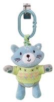 Jucărie pentru pătuturi si carucioare Kikka Boo Cat Vibrating Toy With Bell