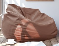 Puf Deco Piele Eco Brown