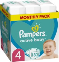 Scutece Pampers Active Baby Maxi 4/180pcs